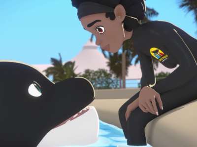 Loro Parque celebrates the premiere of an animated film about orca whale Morgan